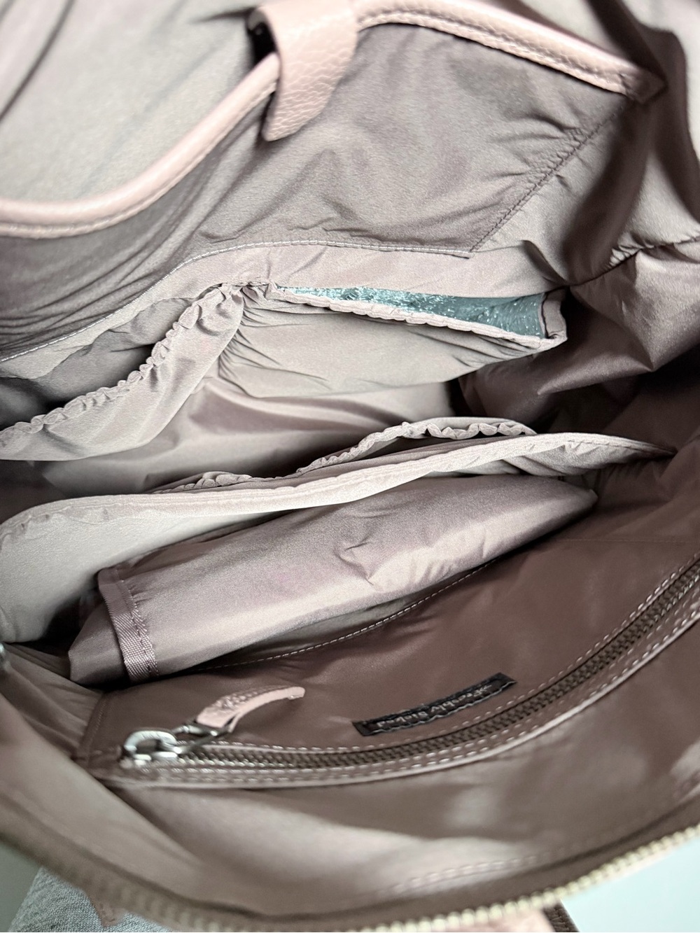 Freshly Picked Blush Pink Pebbled Leather Backpack - Picture 11 of 11